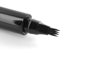 One liquid eyebrow pencil isolated on white