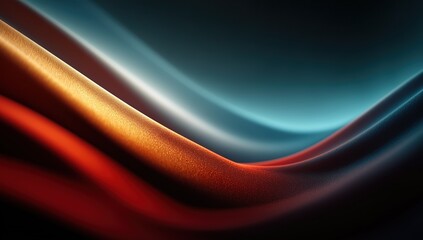 Obraz premium Smooth Flowing Fabric with Rich Colors - Ideal for Fashion and Design Projects