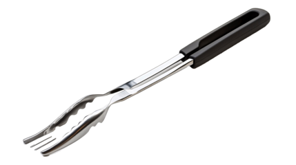 Barbecue Tongs for Grilling and Outdoor Cooking - Isolated on White Background