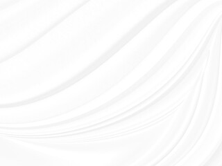 Obraz premium soft light and shadow fabric abstract smooth curve shape decorative modern fashion white and gray background