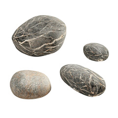Smooth grey stones abstract art serene nature feel