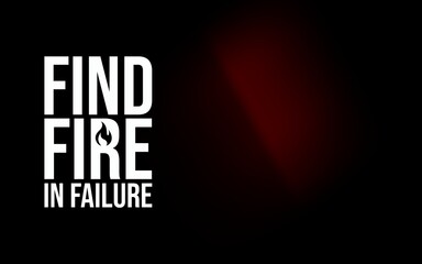 Inspirational text design featuring a bold motivational message encouraging resilience and perseverance, set against a dark background with striking typography.