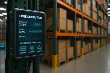 Warehouse Technology Monitoring Screen