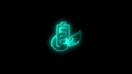 Eco friendly battery concept energy efficiency renewable green power sustainability illustration