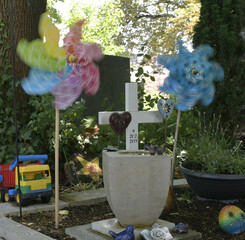 friedhof, grabdekoration
