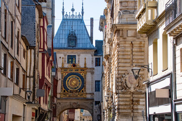 Gros-Horloge, Rouen,   Normandie,  Frankreich 