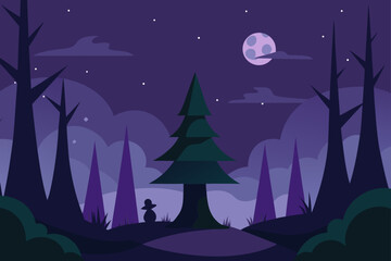 vector illustration of a christmas tree