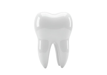 Isolated White Tooth Dental Hygiene Essential