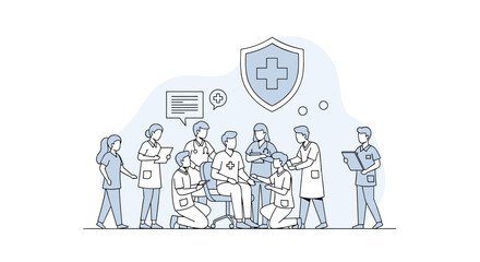 Protecting health outcomes through expert medical collaboration and data security