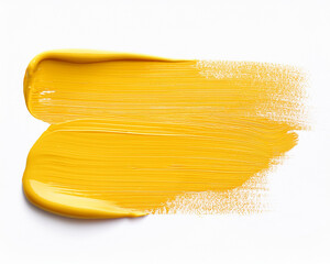 Abstract watercolor brushstrokes create a vibrant hand-drawn background for isolated raw yellow Italian pasta