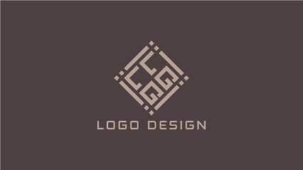 Sleek LG monogram logo with a clean, minimal layout, ideal for fashion, beauty branding, and upscale personal or corporate identity.