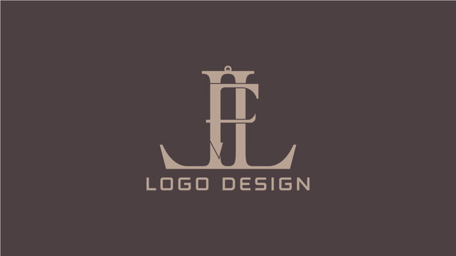 Modern LLF lettermark logo with elegant design and sharp typography, great for law firms, consultants, and luxury brand identity.