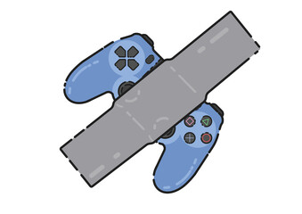 vector illustration of controller © Miftaahul