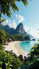 Breathtaking Coastal Village Cradled by Nature&rsquo;s Embrace