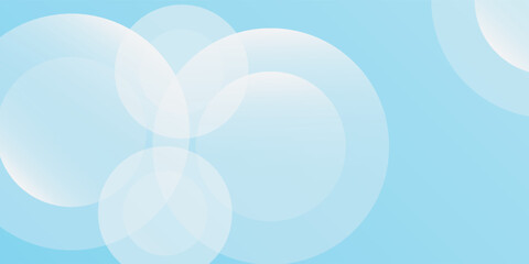 Simple art nice background minimalist blue background. circle overlaping. modern EPS 10