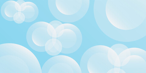 Simple art nice background geometric modern minimalist blue background. circle overlaping. modern EPS 10