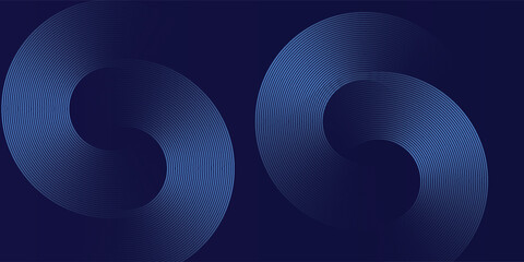 Abstract blue glowing geometric lines modern shiny blue circle lines pattern. Suit for cover   banner  brochure modern