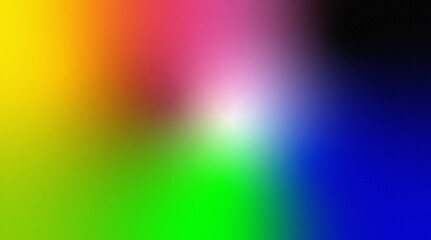 Vibrant rainbow color gradient with subtle grain effect and soft transitions