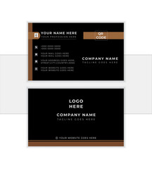 Modern and Creative Business card Graphic Design. landscape orientation. print template. Modern shape with abstract color. Luxury background. Vector illustration print template.
                