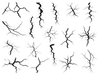 Obraz premium CRACKS SILHOUETTE