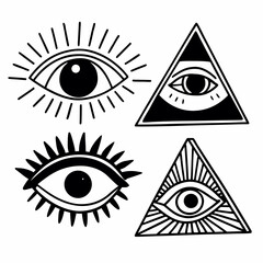 symbolic eye icons