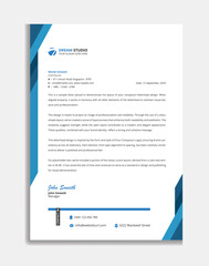 Clean Stylish & Corporate Modern Letterhead Template