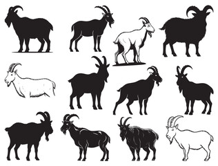 MOUNTAIN GOAT SILHOUETTE