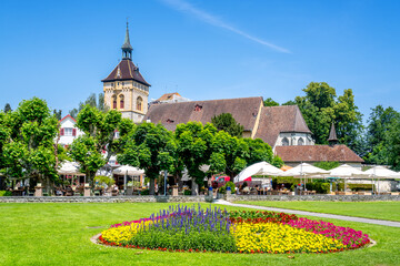 Promenade, Arbon, Thurgau, Bodensee, Schweiz 