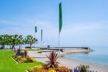 Promenade, Arbon, Thurgau, Bodensee, Schweiz 