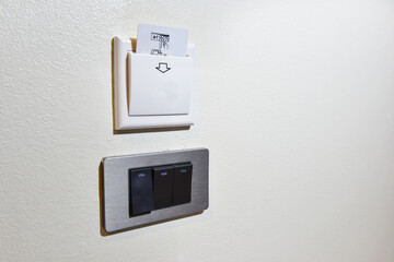 electric switch with keycard