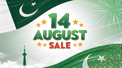 14 august Pakistan sale background 
