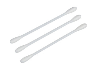 cotton buds isolated on white background. This has clipping path.