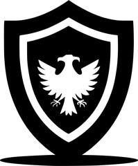 Fototapeta premium coat of arms with wings