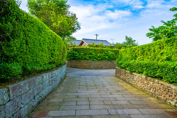鹿児島県　知覧麓の町並み