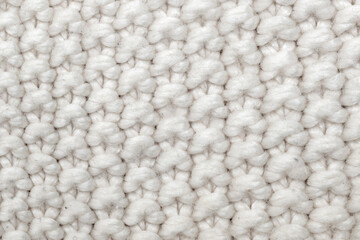 Natural white cotton, abstract background, cotton texture. Top view