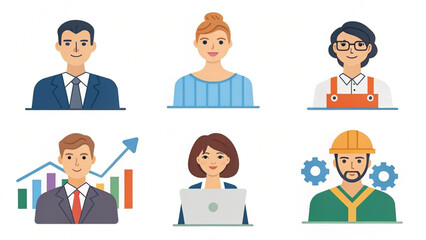 Modern Flat Business People Vector Illustration &ndash; Ideal for Web, Apps & Presentations