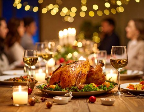 Family Holiday Dinner Feast