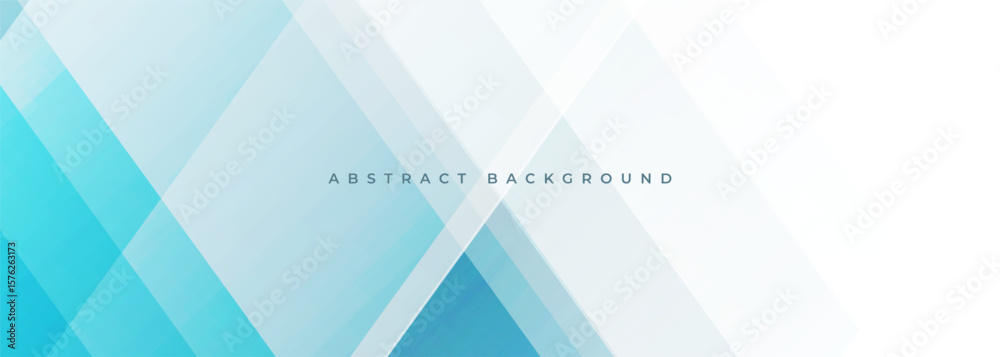 Wall mural light blue and white abstract minimalist background with diagonal geometric lines and shapes.