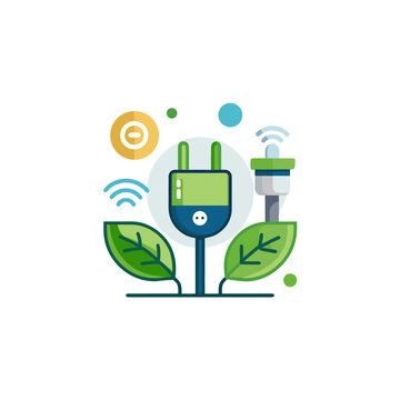 Smart Eco Power Plug Energy Saving Leaf