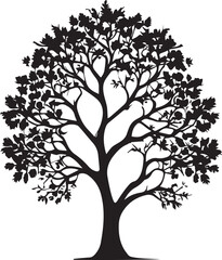  Tree silhouette Vector | Minimalist & Trendy Tree Silhouette Design | Unique & Stylish Tree Artwork for Vector design