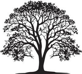  Tree silhouette Vector | Minimalist & Trendy Tree Silhouette Design | Unique & Stylish Tree Artwork for Vector design