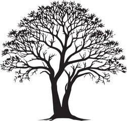  Tree silhouette Vector | Minimalist & Trendy Tree Silhouette Design | Unique & Stylish Tree Artwork for Vector design