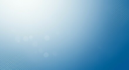 Obraz premium Abstract Blue Gradient Background with Bokeh Lights and Subtle Dots