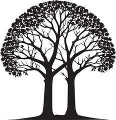  Tree silhouette Vector | Minimalist & Trendy Tree Silhouette Design | Unique & Stylish Tree Artwork for Vector design