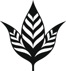 Elegant Single Snake Plant Leaf Vector