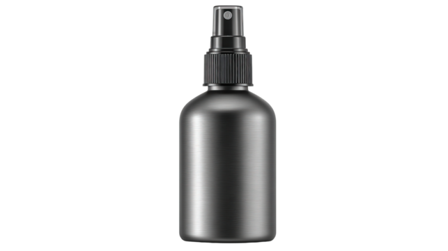 Anti-fog spray bottle background isolated on a Transparent background, PNG file.