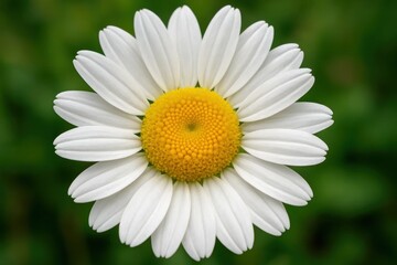 Obraz premium A Close-Up of a White Daisy with Yellow Center