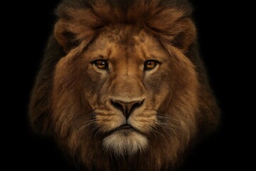 Fototapeta premium A Lion's Gaze