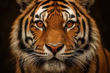 Fototapeta premium The Majestic Gaze of a Tiger
