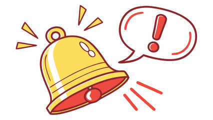 “3D New Important Notification Icon Isolated Vector Illustration”